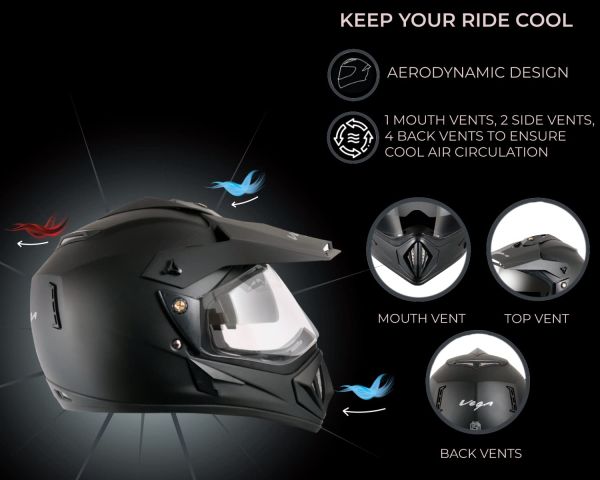 Vega Off Road D/V Dull Black