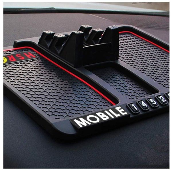 Multifunction Phone GPS Holder Anti-Slip Silicone Pad
